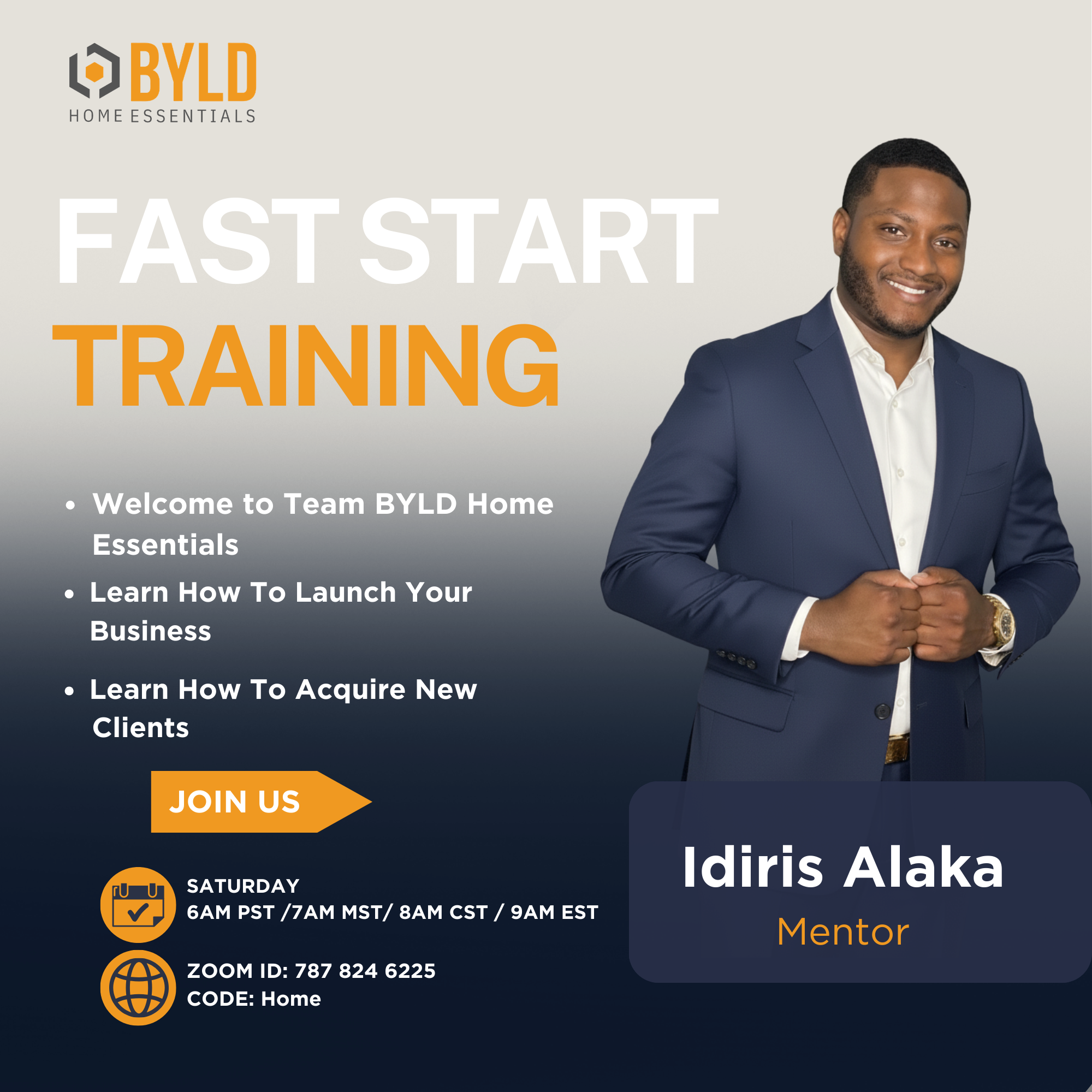 Fast Start Training